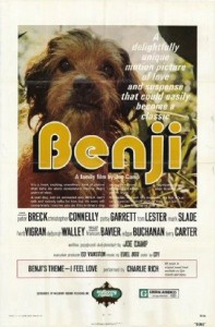 Mark cited Benji as an example of a talking dog, even though that wasn't the case. 