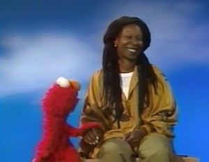 whoopi and elmo