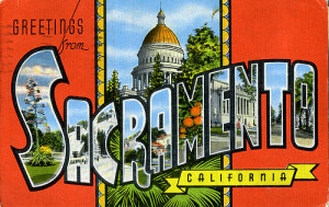 sacramento postcard
